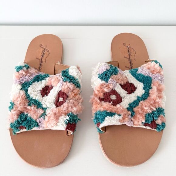 Free People Yuma Woven Mule Sandals - Picture 2 of 10